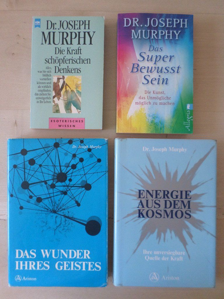 Libri: 4 Bücher von Dr. Joseph Murphy – Usato da Liestal venduto da man_7bt6