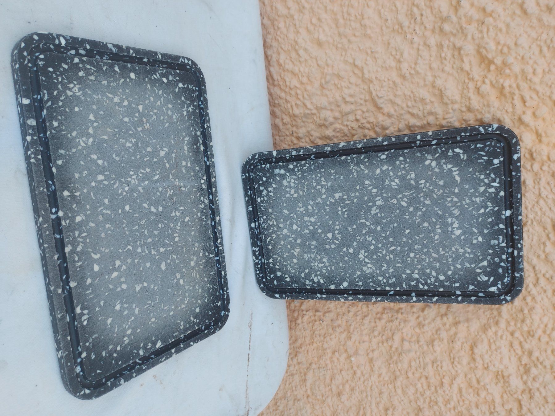 Elettrodomestici da cucina: 2x Schneidebretter Mustergranit 38x24cm – Usato da Rheinau venduto da profitronic.shop