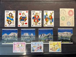 Briefmarken postfrisch, frankaturgültig