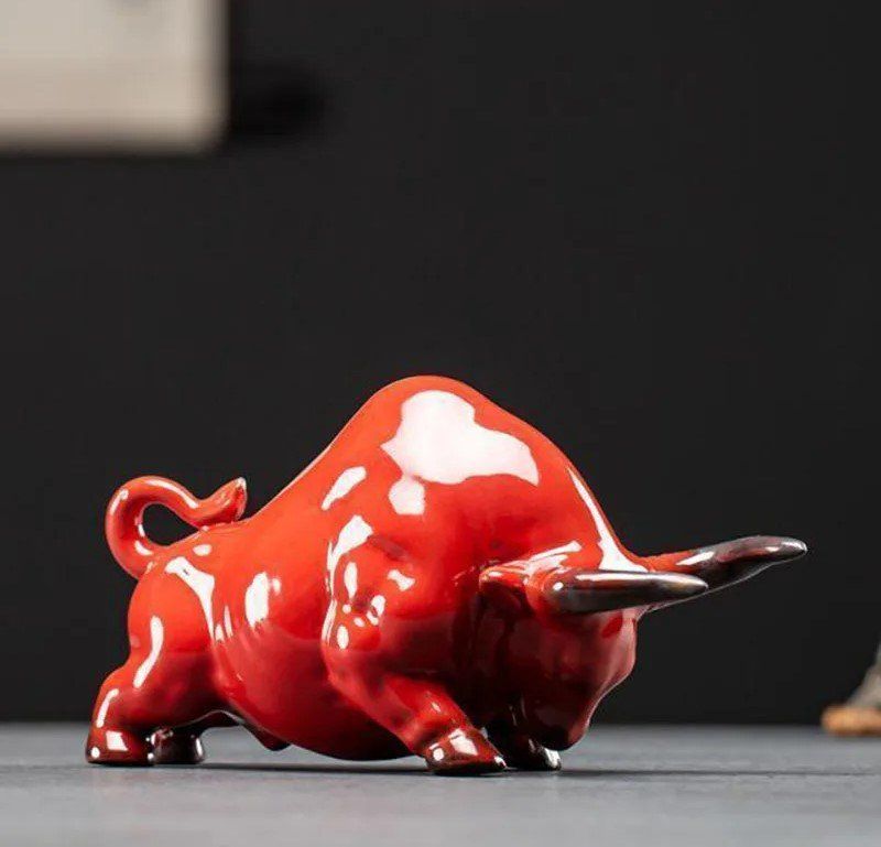 Skulpturen & Statuen: Keramik Stier Dekoration – Neu und originalverpackt aus Uerkheim von Kaufoption