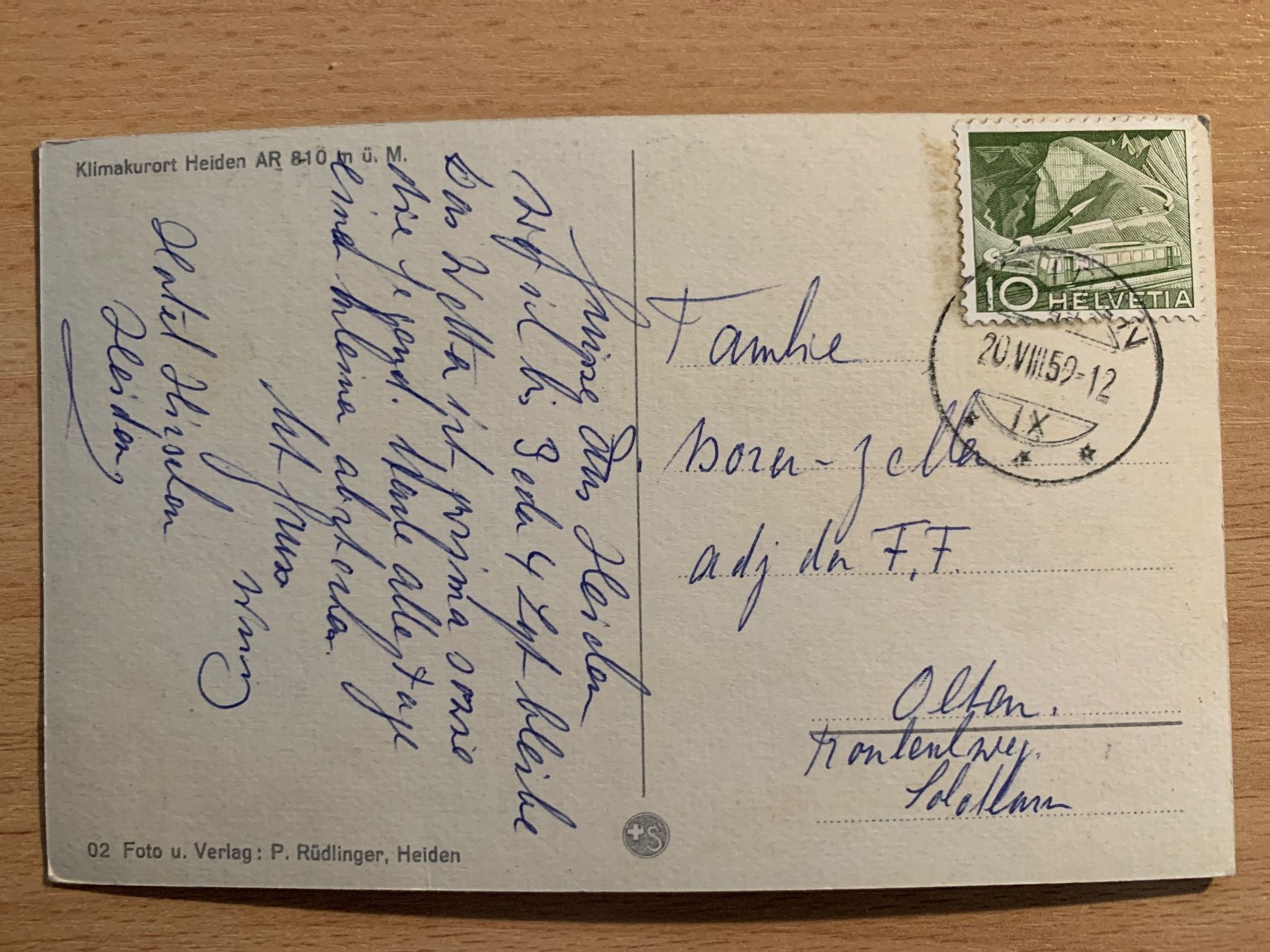 Cartoline postali: ANTIKE ANSICHTSKARTE HEIDEN********* – Usato da Ibach venduto da lisch3 1