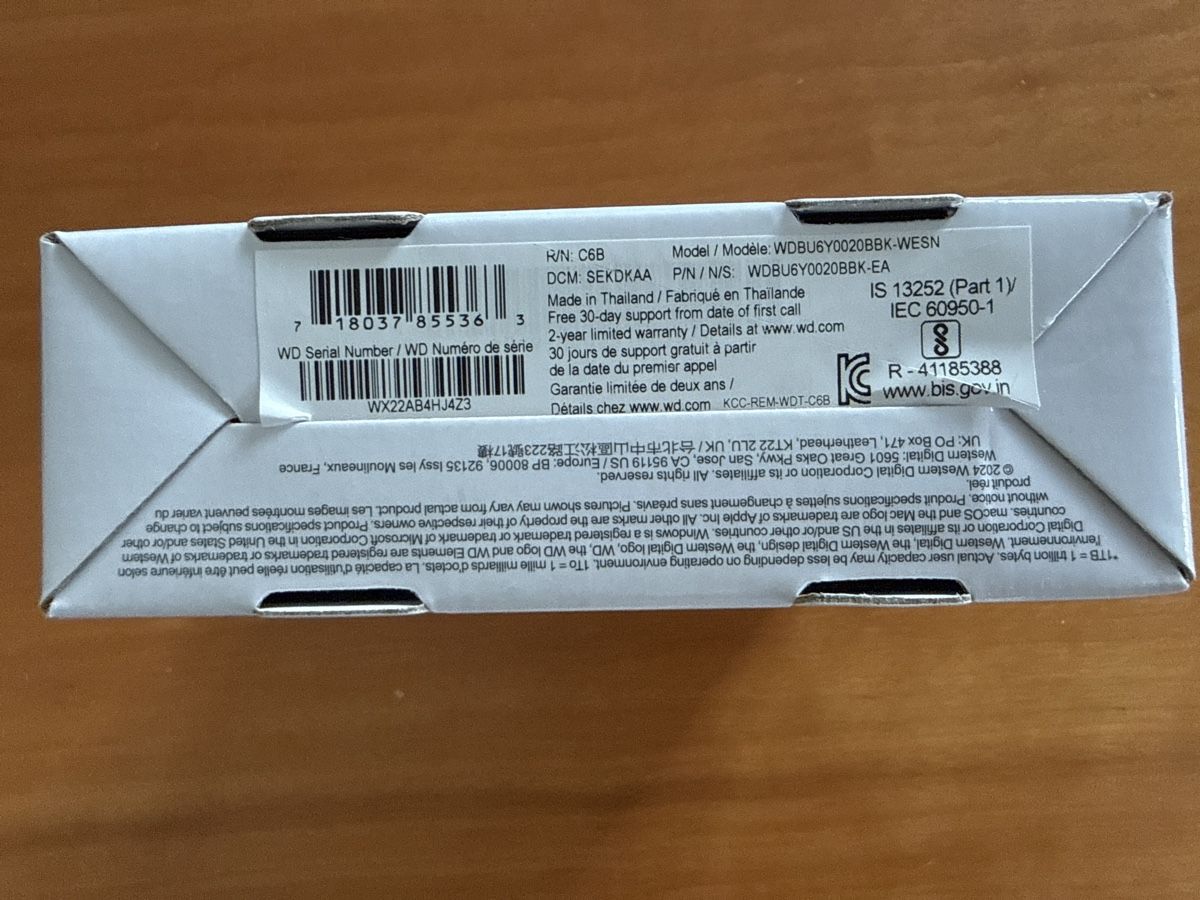 Western Digital Harddisks: WD Elements Portable HDD 2 TB – Neu und originalverpackt aus Zürich von Glila 3