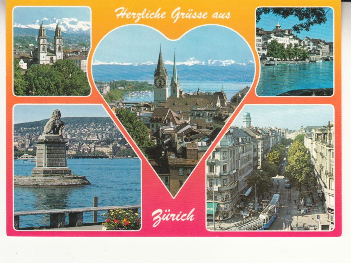 Cartoline postali: Zürich ca. 1990 – Usato da Bürglen TG venduto da StampGraf