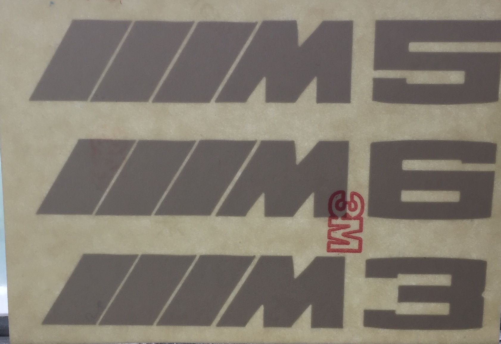 Sticker: M3 /M5 / M6 Aufkleber  Top Angebot – Nuovo (secondo la descrizione) da Aarau venduto da Foruschweiz