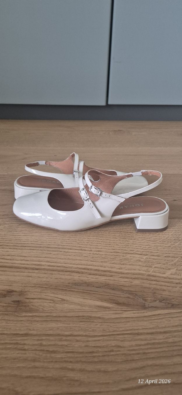 Jonak Damenschuhe: Sandales singleback Jonak T 39 Blanc verni – Gebraucht aus Zürich von mor_9ptn 2