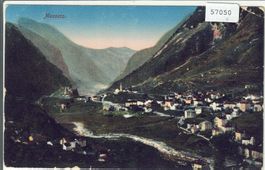 Mesocco Misox - Vue generale - coloriert