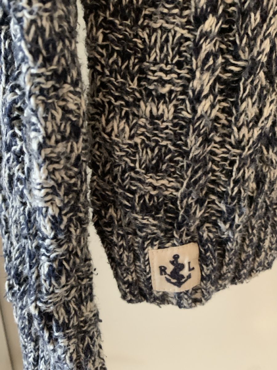 Polo Ralph Lauren Maglioni & Felpe: Pullover Polo Ralph Lauren Strickmuster blau/weiss Grösse S – Usato da Greifensee venduto da GMS_CH 2