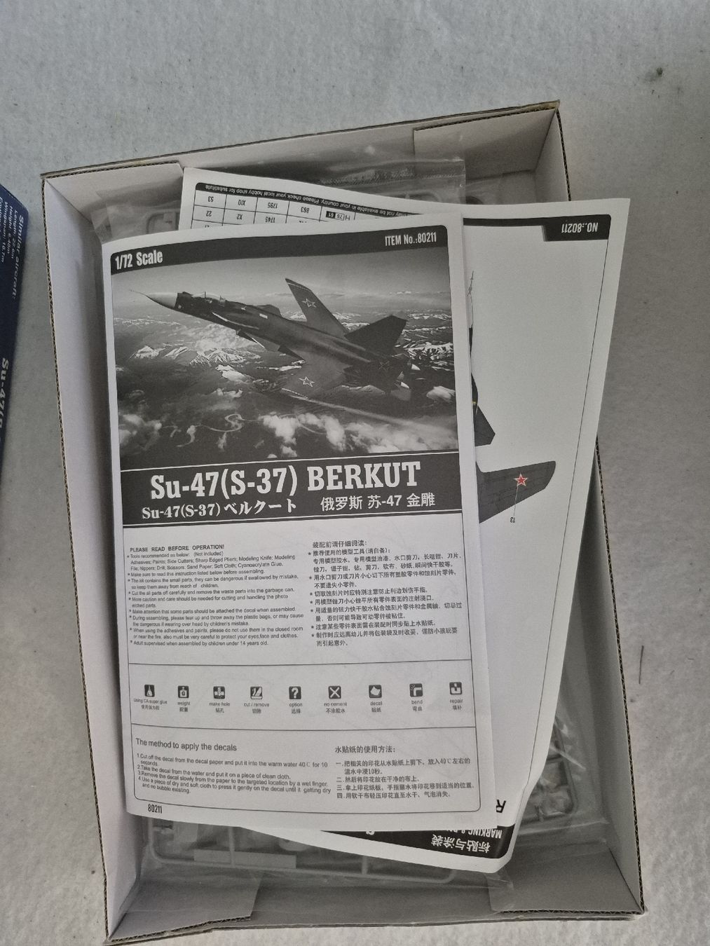 Kit di modellismo & Modellini statici: Modellbausatz Su-47 Berkut 1/72 neu  – Nuovo (secondo la descrizione) da Wald ZH venduto da recher67 2