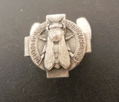 Altes Abzeichen Deutsch Schweizer Bienenfreunde - Silber