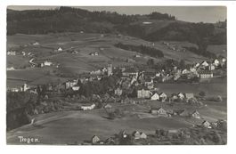Trogen (AR) Dorfansicht mit Kirche - echte Foto-AK - 1923