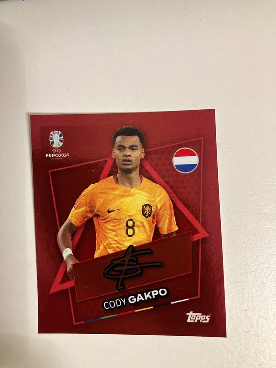 Carte à Collectionner Autographe Cody Gakpo - Topps Premier League 2025/26 - #AC-CG - Liverpool