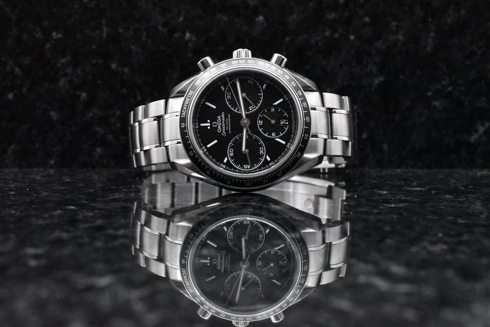 Omega Speedmaster Racing Date 40 Co Axial Black Bird - B&P | Kaufen auf ...