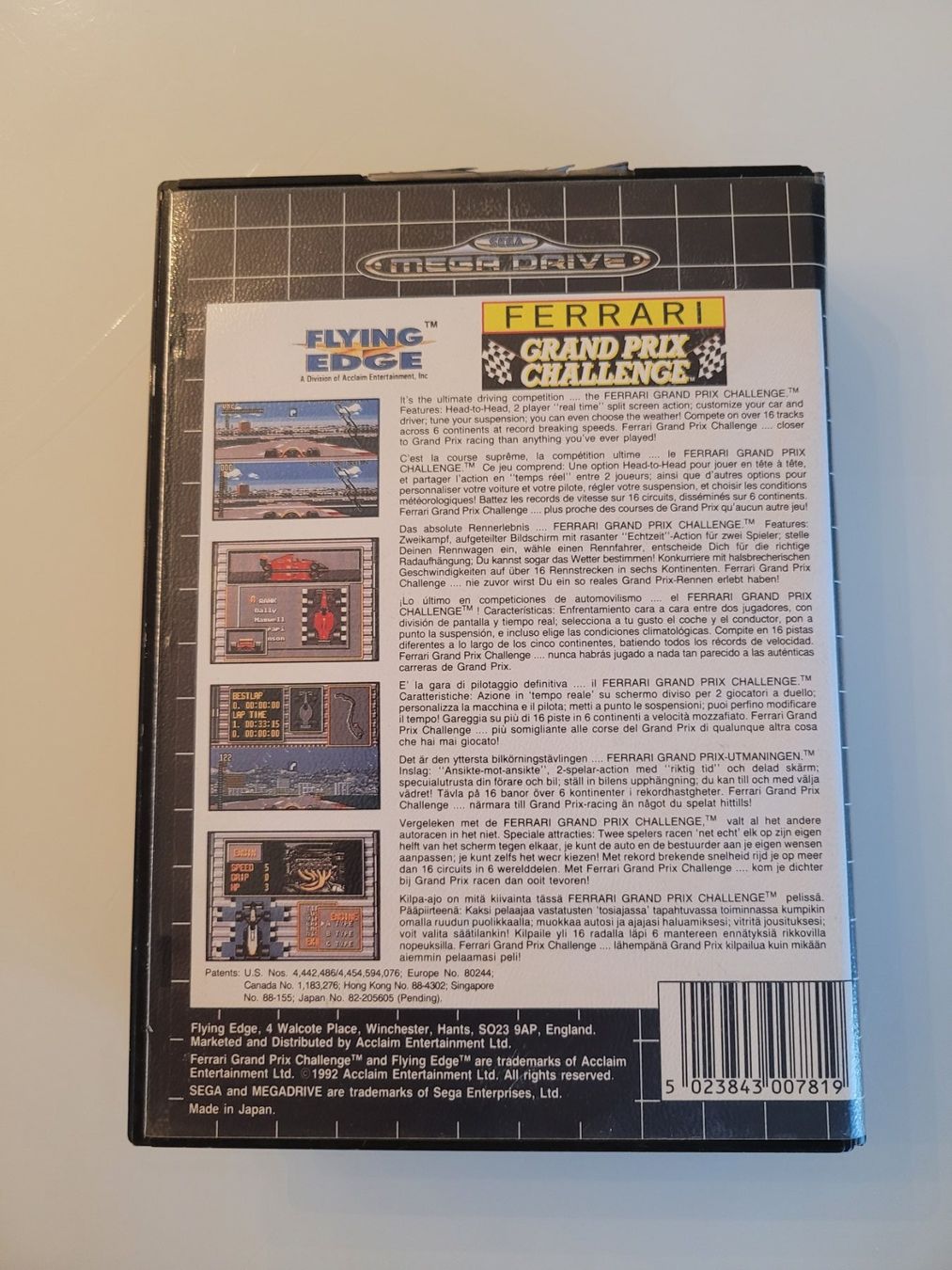 Spiele: Ferrari Grand Prix Challenge (Mega Drive) – Gebraucht aus Uezwil von -Retrogames- 1
