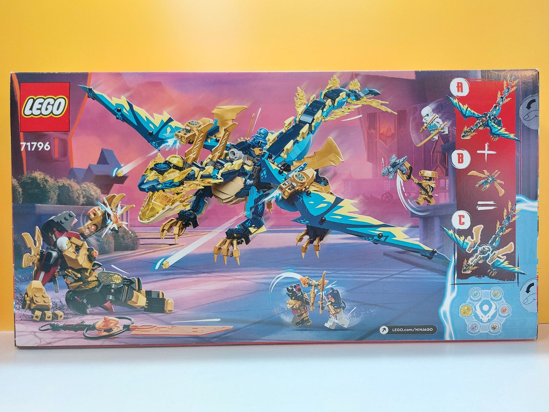 LEGO Ninjago 71796 Kaiserl. Duell - Elementardrachen NEU (Neu und ...