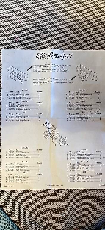 Remorques: Thule Jogging kit/ jogging rad – D'occasion à Männedorf par wurstsalat01 4