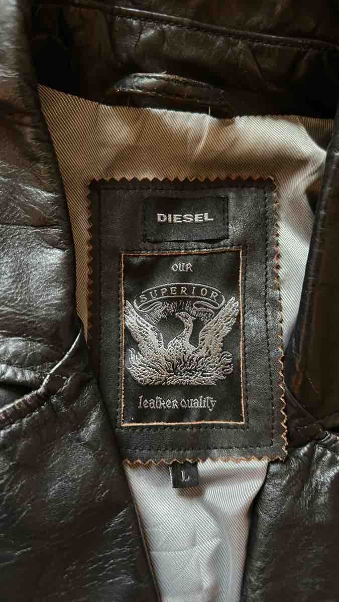 Diesel Jacken: Diesel Leather Jacket Black Size L – Gebraucht aus Zürich von ser_v8zb 1
