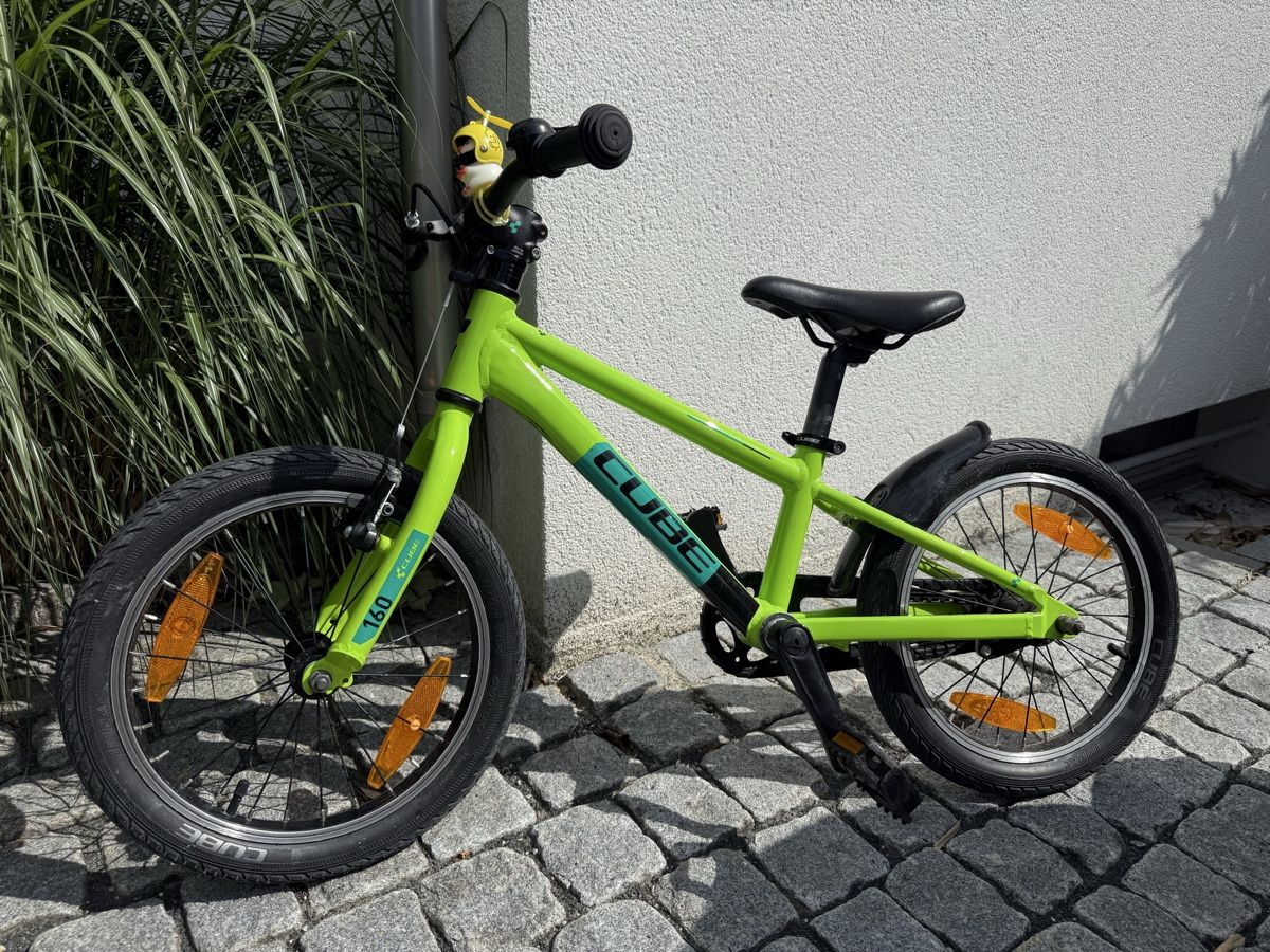 Cube Velos: CUBE 16 Zoll green & black – Gebraucht aus Zumikon von tet_ptr5