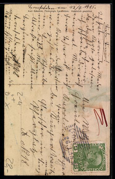 Cartoline postali: Leonfelden /Ob. Öst., Der Postverkehr e – Usato da Berlin venduto da bartko-reher 1