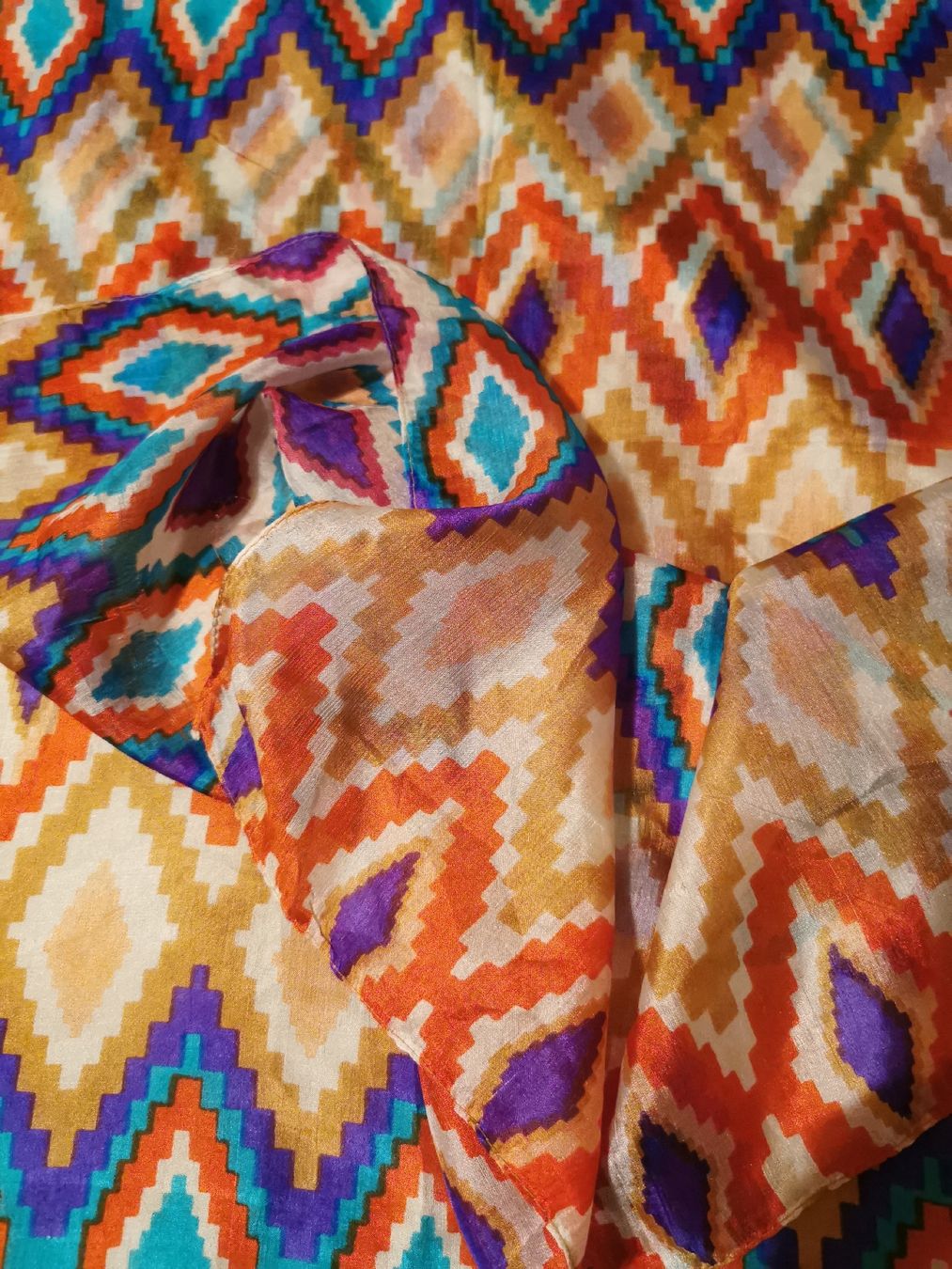 Foulard & Sciarpe: Damen Schal aus Seide – Nuovo (secondo la descrizione) da Schlieren venduto da vlalif 3