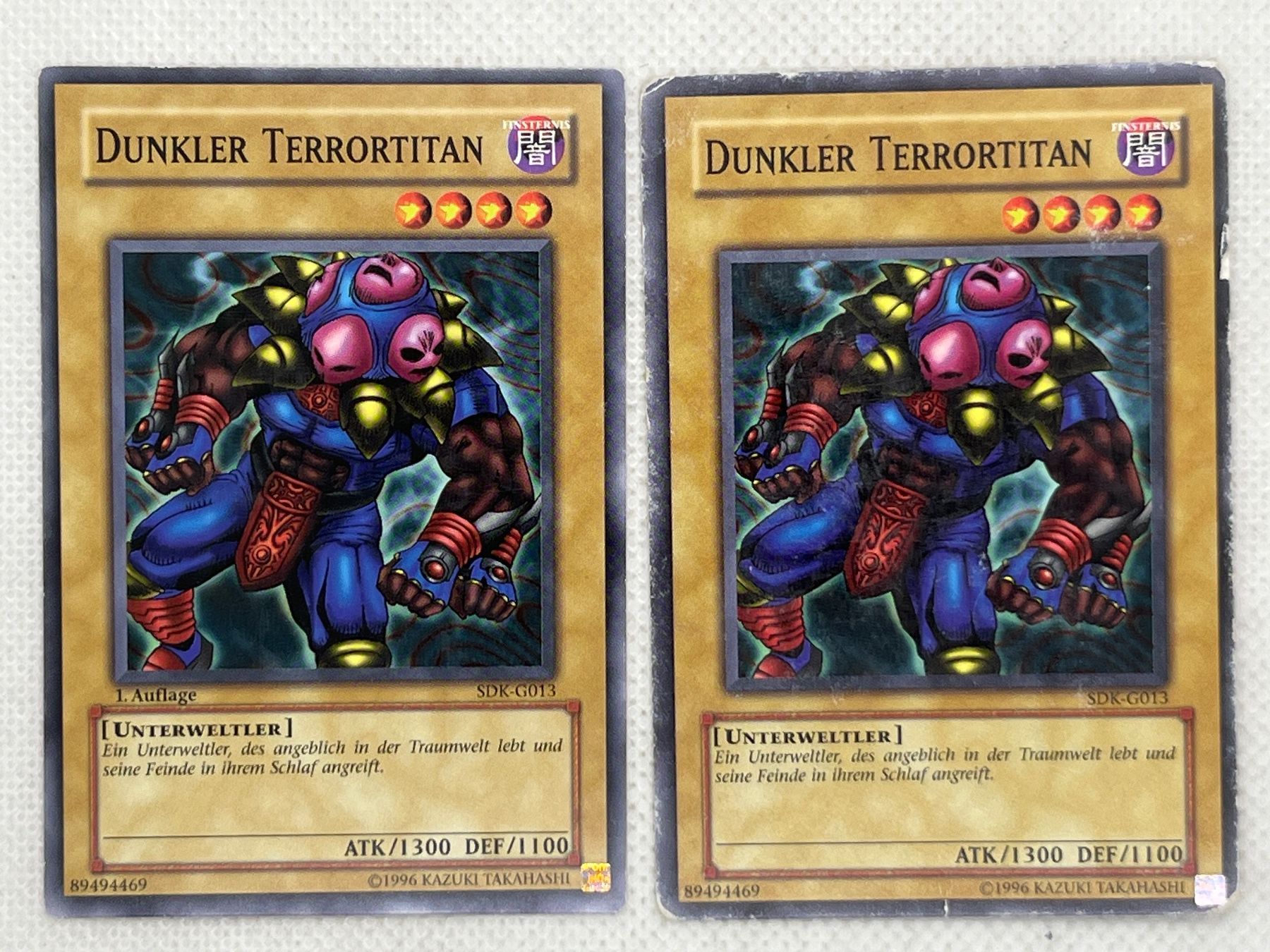 Yugioh Carte collezionabili: 2x Dunkler Terrortitan SDK-G013 – Usato da Hinterkappelen venduto da Kim1992