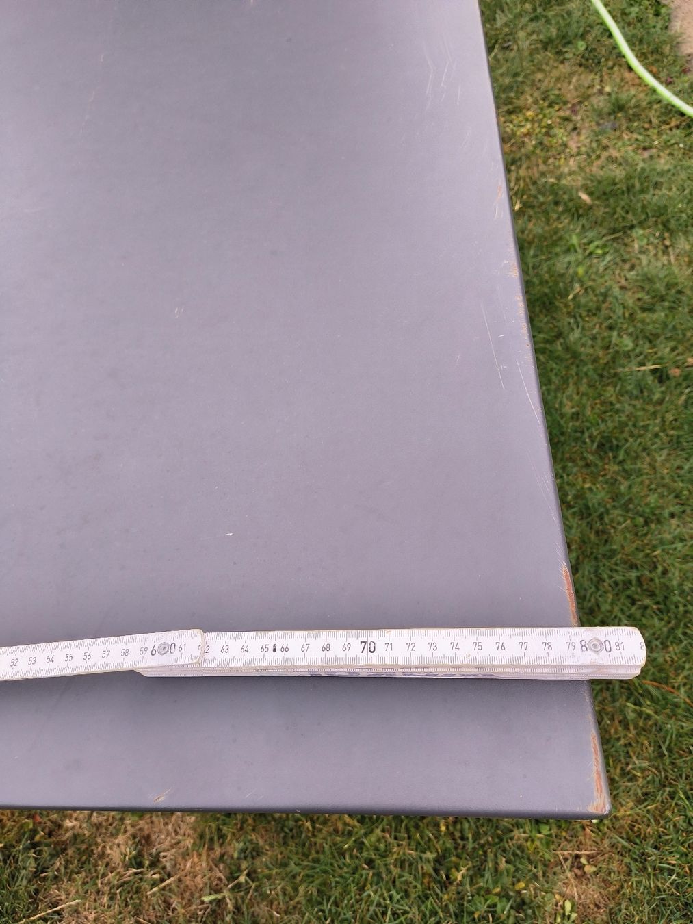 Tische: Gartentisch Metall grau klappbar  – Gebraucht aus Obfelden von Alf2005 7