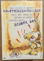 Pimboli Postkarte Nr. 60a Knuffelschwänzchen stimmt das?