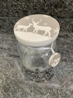 Bonboniere Glas mit Deckel / Vorratsglas