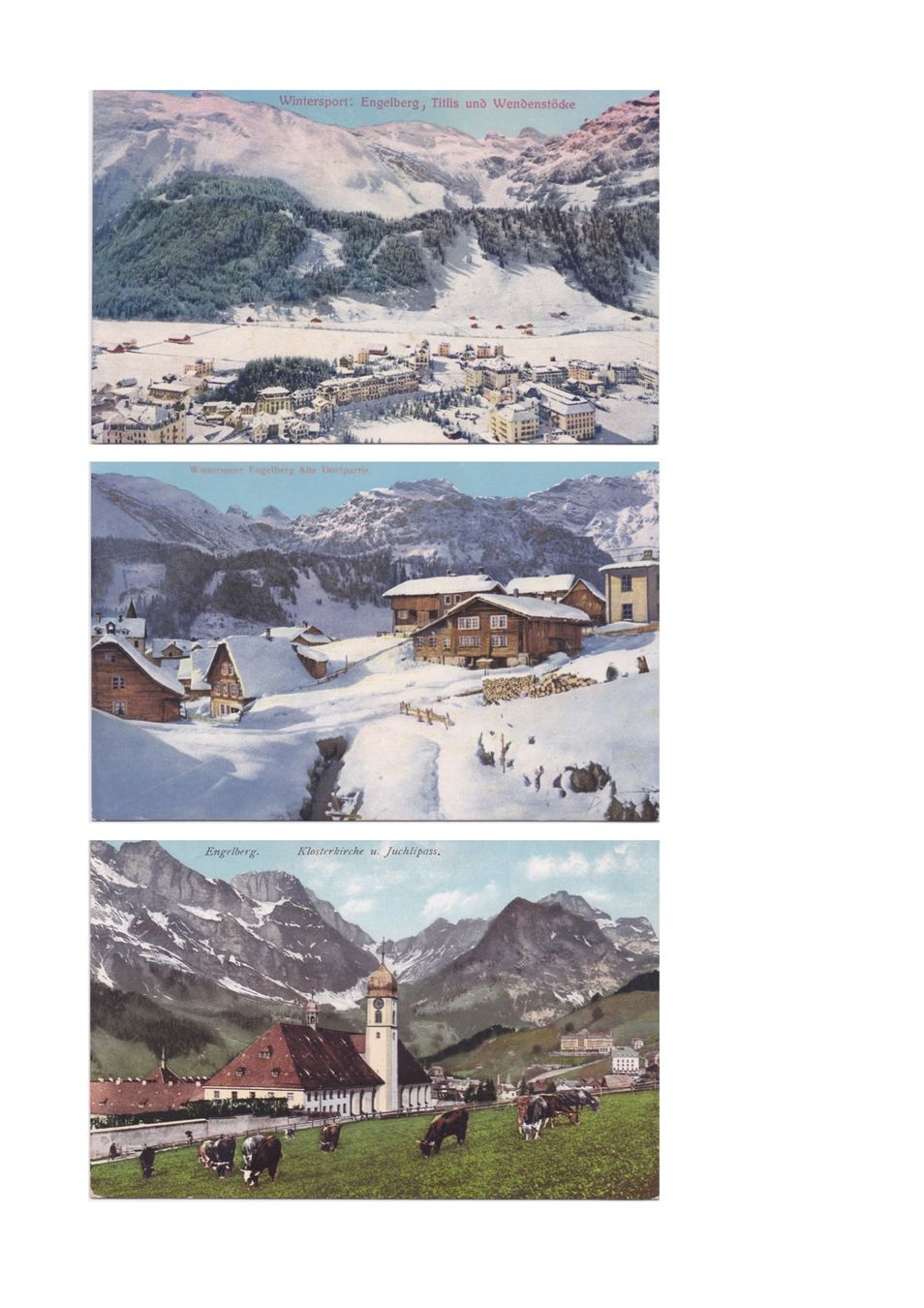 Ansichtskarten: Konvolut Engelberg – Gebraucht aus Baar von dokuba 5