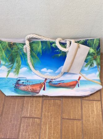 Bade/Strand - Tasche mit Portemonnaie 