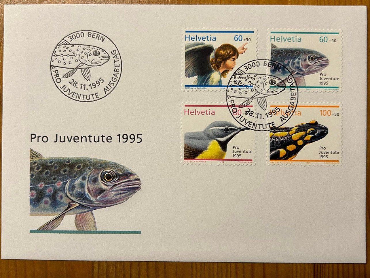 Tous les timbres: Erstagscouvert FDC Pro Juventute 1995 – D'occasion à Zollikon par Xblanka