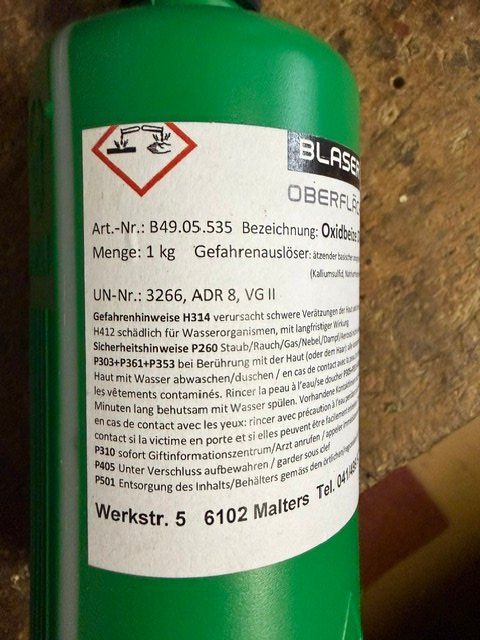 Pflegeprodukte: Oxidbeize Otag 0,5 Ltr – Neu und originalverpackt aus Ebmatingen von desalli 1