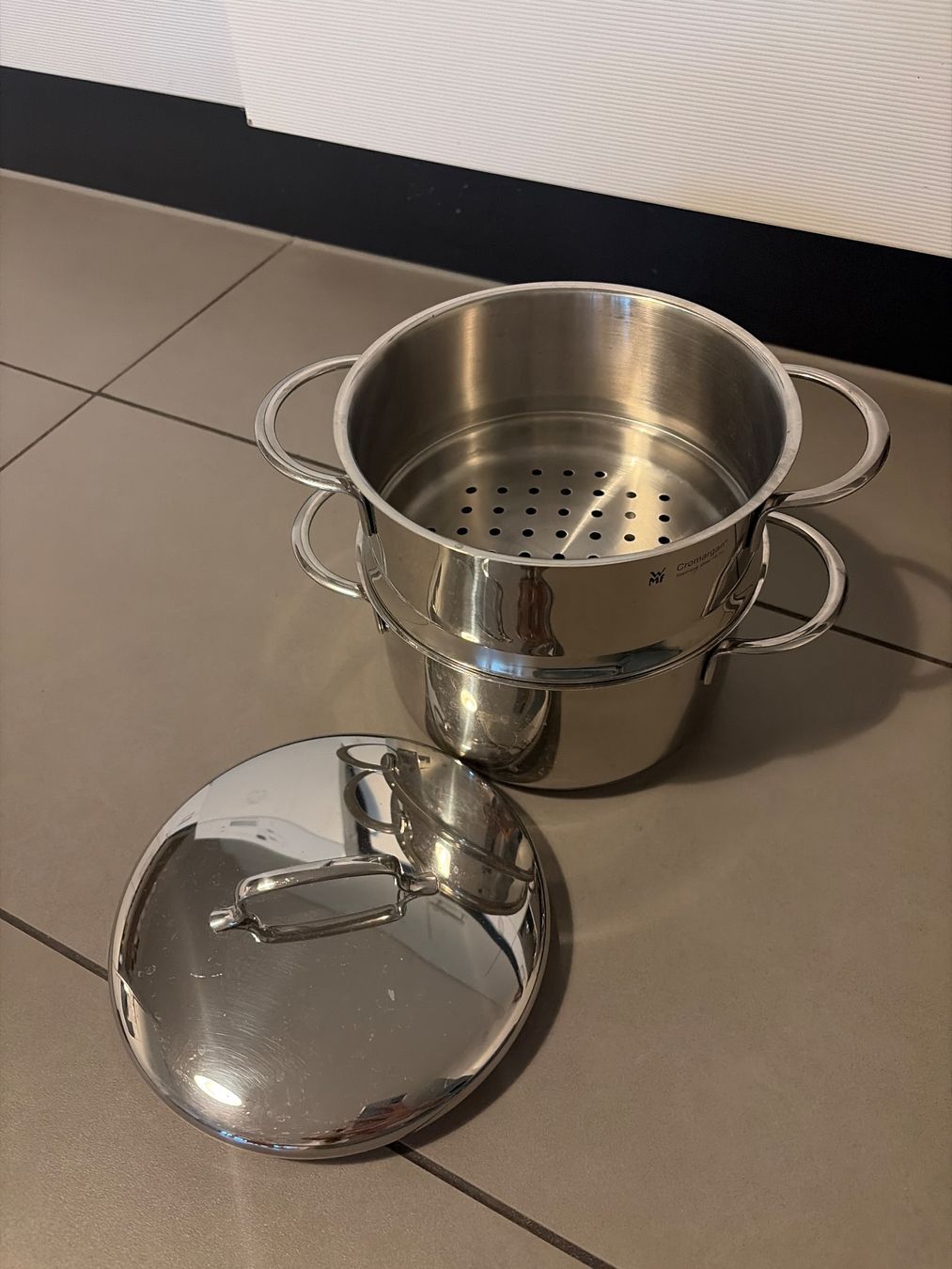 WMF Pentole: WMF Mini Topf mit Dampfeinsatz 18cm – Usato da Aarau venduto da don_9hqj 1