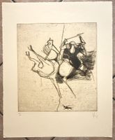 Nag Arnoldi - Hommage an Paolo Uccello – Seltene Gravur -