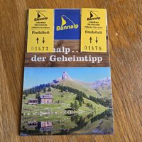 2 Freibillette Luftseilbahn Bannalp immer Gültig..