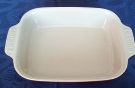Zwilling Auflaufform Keramik rot/weiss, neuwertig