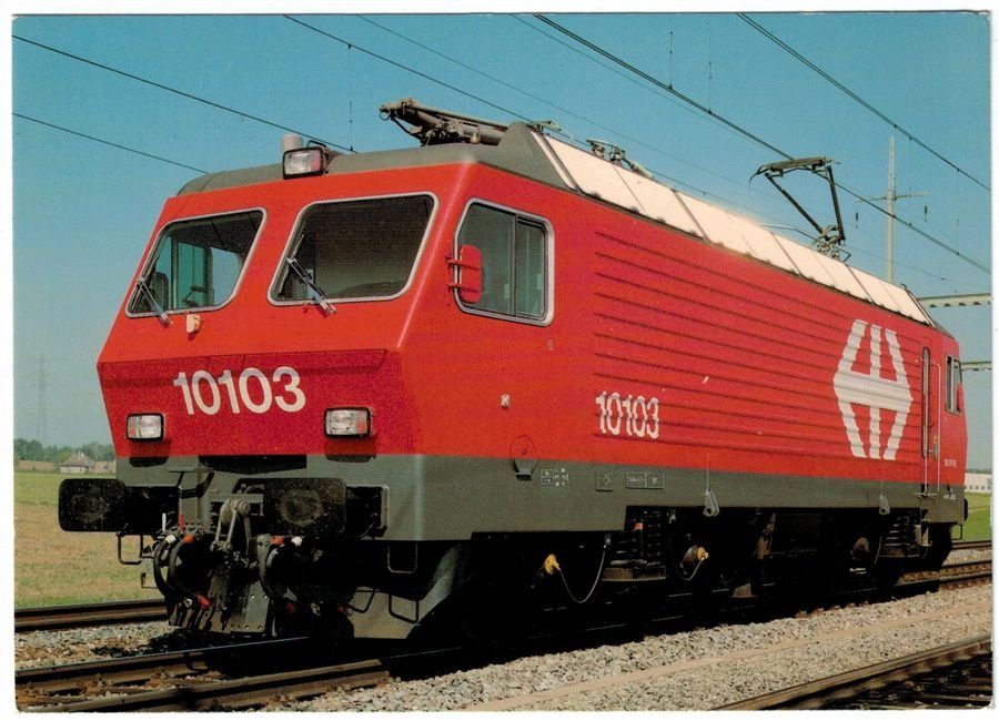Ansichtskarten: SBB Re 4/4 IV 10103 1982 – Gebraucht aus Frauenfeld von POML