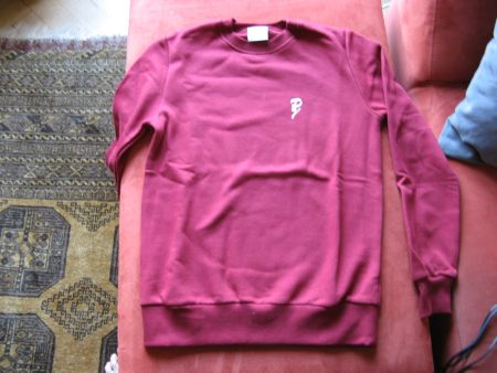 Sweat Shirt weinrot für Kinder Gr. S