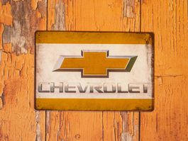 Chevrolet Camaro Impala Suburban Cruze Captiva Blechschild
