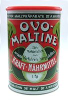 Jubiläums - Blechdose mit Plastikdeckel Ovomaltine seit 1865