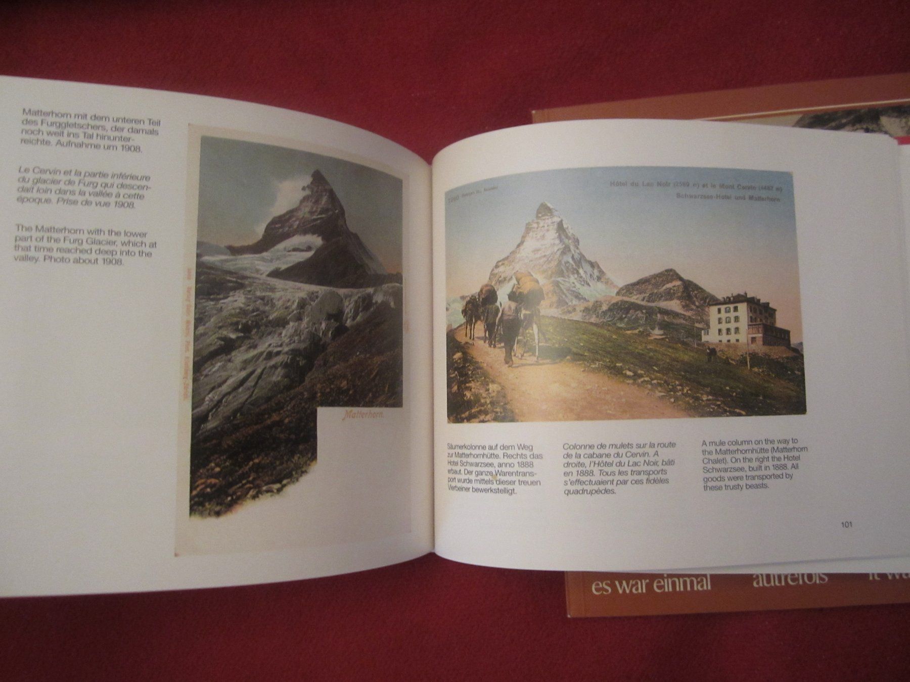 Livres: 2x Zermatt Bücher, alte Ansichtskarten, Walliser Alpen – D'occasion à Volketswil par nemo2000 7