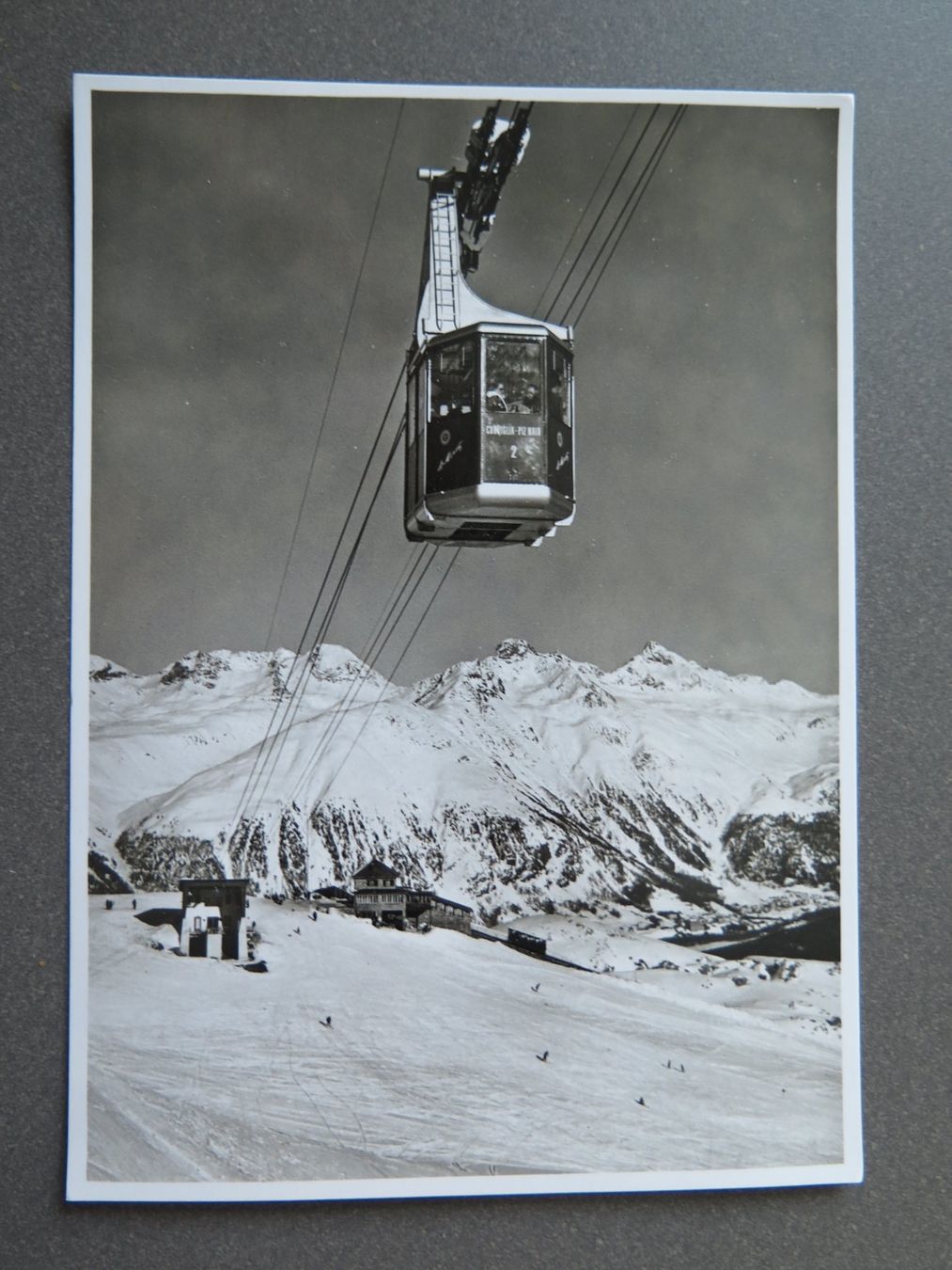 Cartoline postali: ST. MORITZ - LUFTSEILBAHN CORVIGLIA-PIZ NAIR – Usato da Wittenbach venduto da lipasal