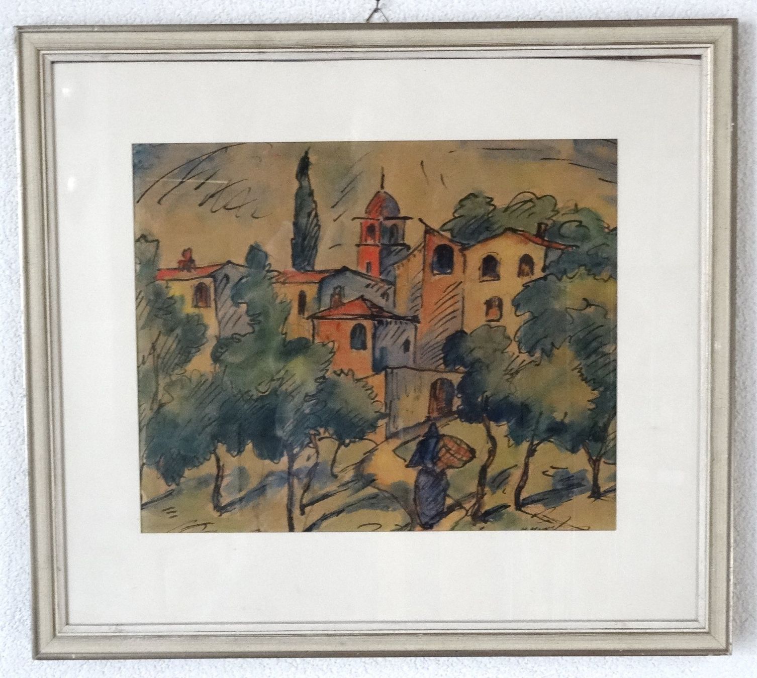Dipinti: Heinrich Herzig, wunderschönes Aquarell – Usato da Walzenhausen venduto da Hoppala79