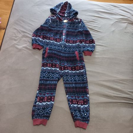 Warme Overall gr.122-128, flauschigen Overall