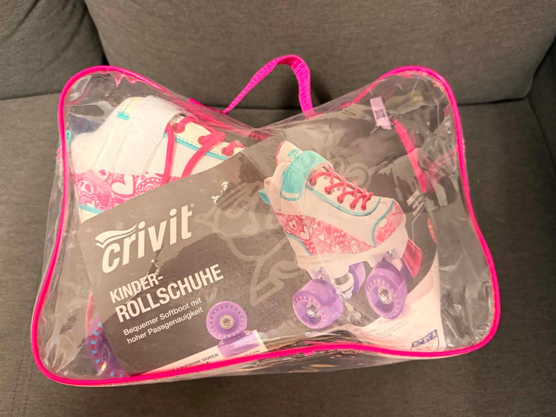 Pattini in linea & Pattini a rotelle: Crivit Kinder Rollschuhe 31 / 32 – Usato da Giubiasco venduto da Ticinerd