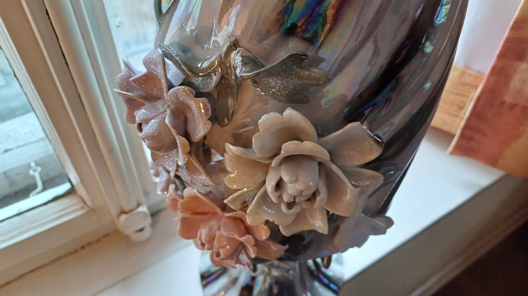 Vasi & Recipienti: Grosse Bodenvase mit Blumen – Usato da Flawil venduto da Naphtali 5