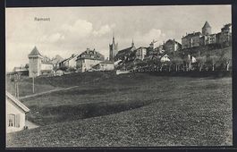 AK Romont /FR, Partie am Ortsrand