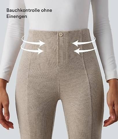 Halara Hosen: beige Schlaghose – Neu und originalverpackt aus Root D4 von DMA02 2