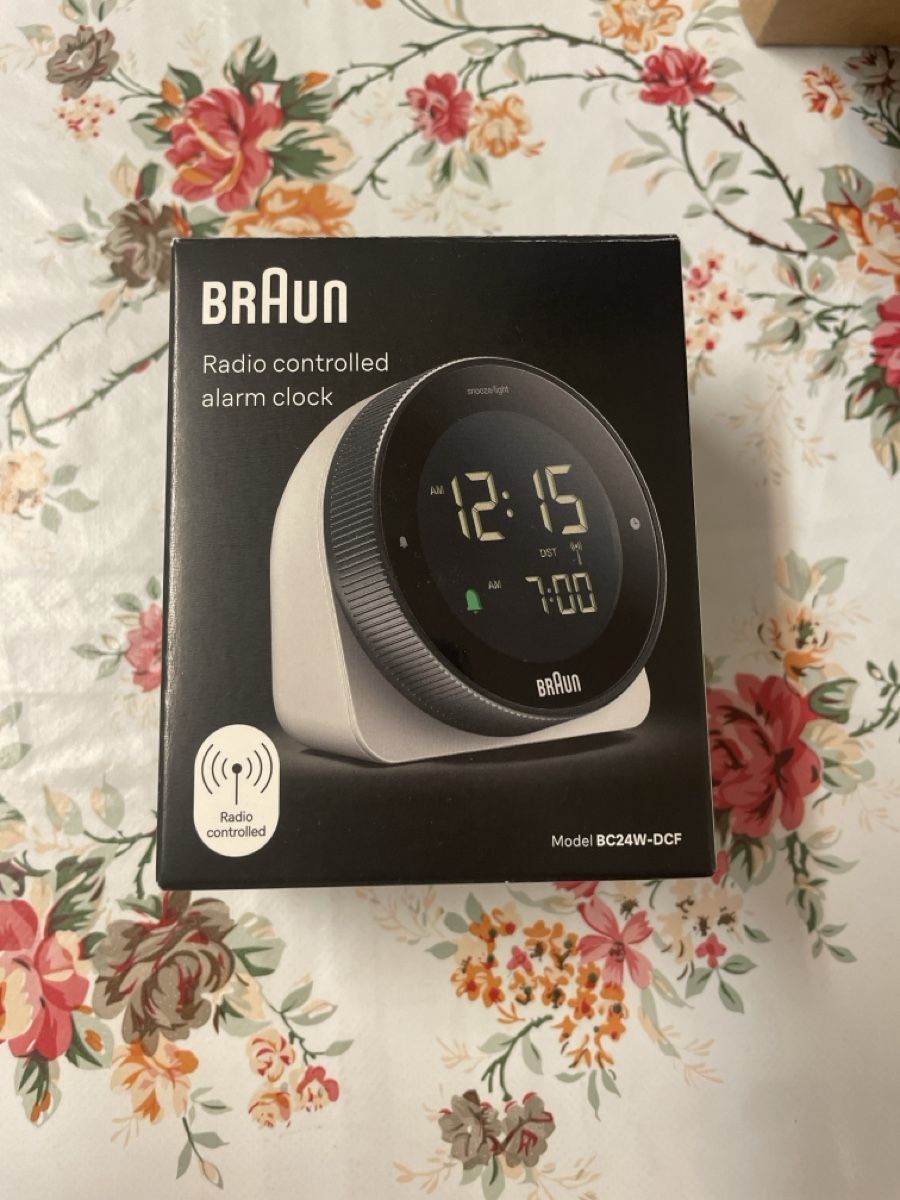 Braun Sveglie: Funkwecker Braun BC24W-DCF Digital - Karton – Usato da Winterthur venduto da LaManoDeDioz