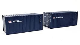 1:48 Atlas 20ft Container "NYK", 2x