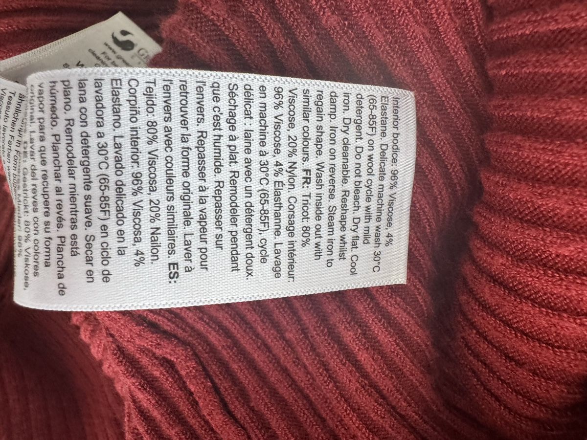 Kleider: Seraphine Rotes Rippenumstands-& Stillkleid – Gebraucht aus Zürich von agnieszka_p 4